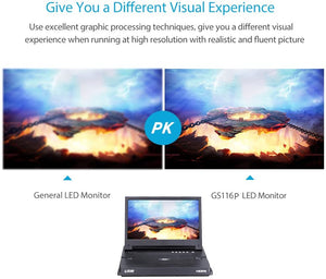 G-Story Authorized good 11.6 Inch HDR IPS FHD 1080P Eye-care Portable Gaming Monitor for Pro PS4 GS116PR