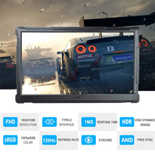 將圖片載入圖庫檢視器 GStory 授權貨品 17.3 Inch HDR 120Hz 1ms FHD 1080P 可攜式遊戲監視器類型-C GS173HR
