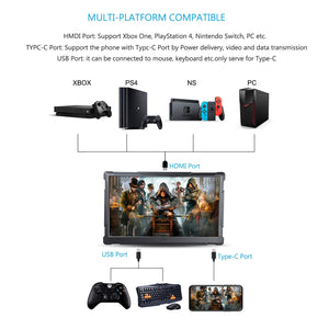 G-Story Marchandises autorisées 17.3 Inch HDR 120Hz 1ms FHD 1080P Portable Gaming Monitor Type-C GS173HR